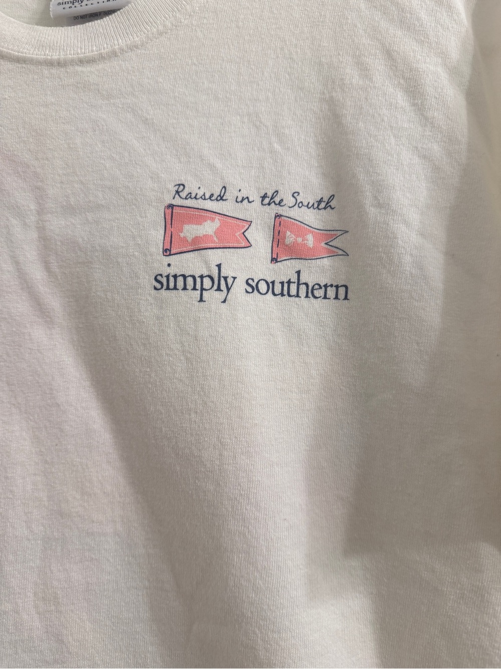 Simply Southern White Graphic Crewneck T-Shirt - Picture 3 of 3